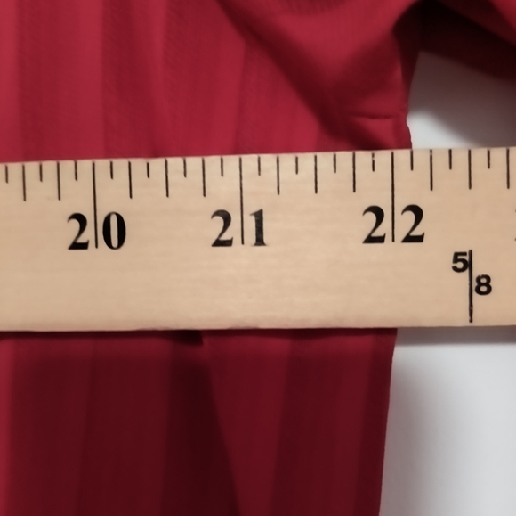 Bisou Bisou Red Sheer Blouse / Size 2X - Picture 4 of 8